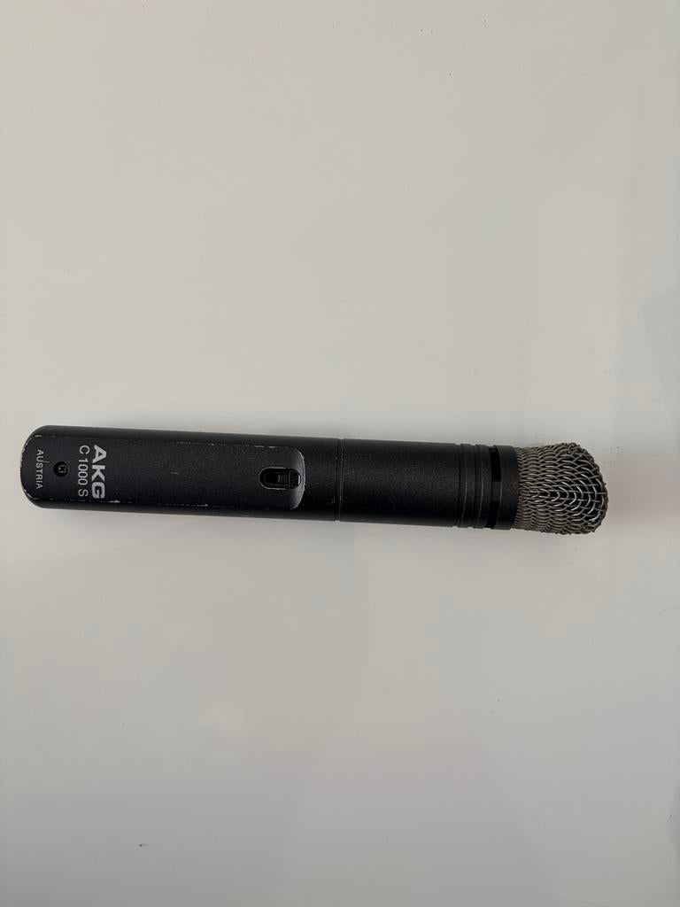 AKG C1000 S Condensator Microfoon, Muziek en Instrumenten, Microfoons, Ophalen of Verzenden, Gebruikt, Studiomicrofoon