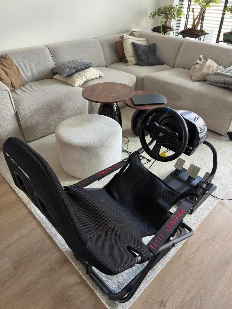 Thrustmaster T300 RS GT Force + Playseat Racestoel Racestuur, Ophalen, Zo goed als nieuw, Playseat of Racestoel