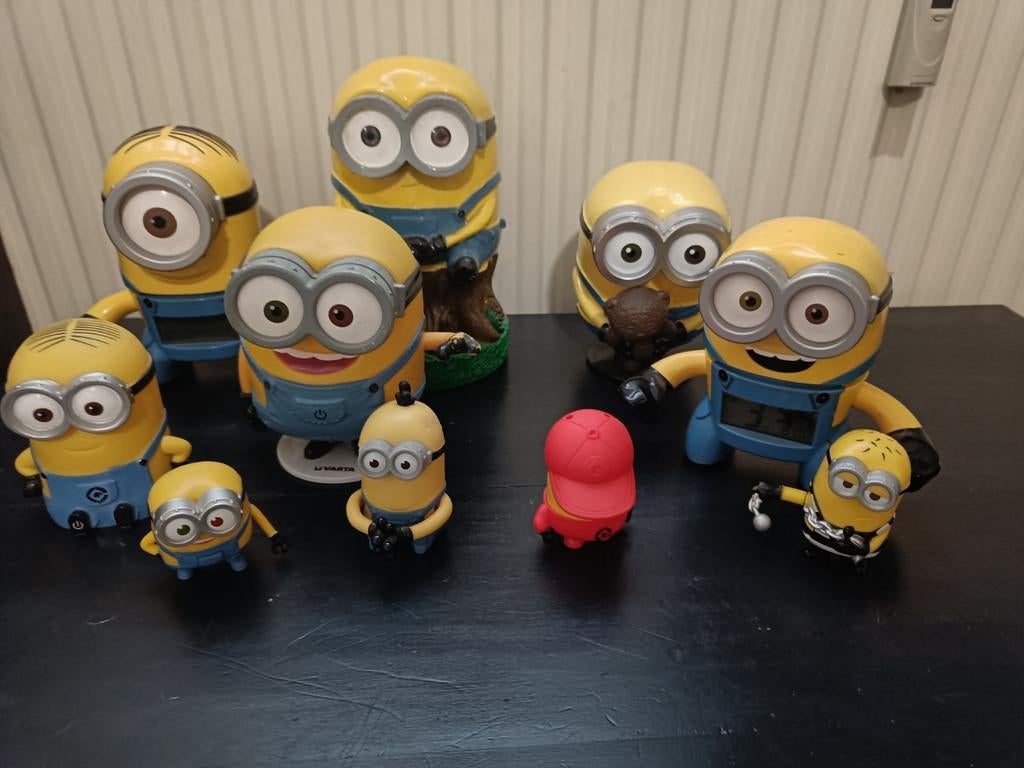 Minions Collectie: Diverse Figuren en Klokken, Ophalen of Verzenden, Gebruikt