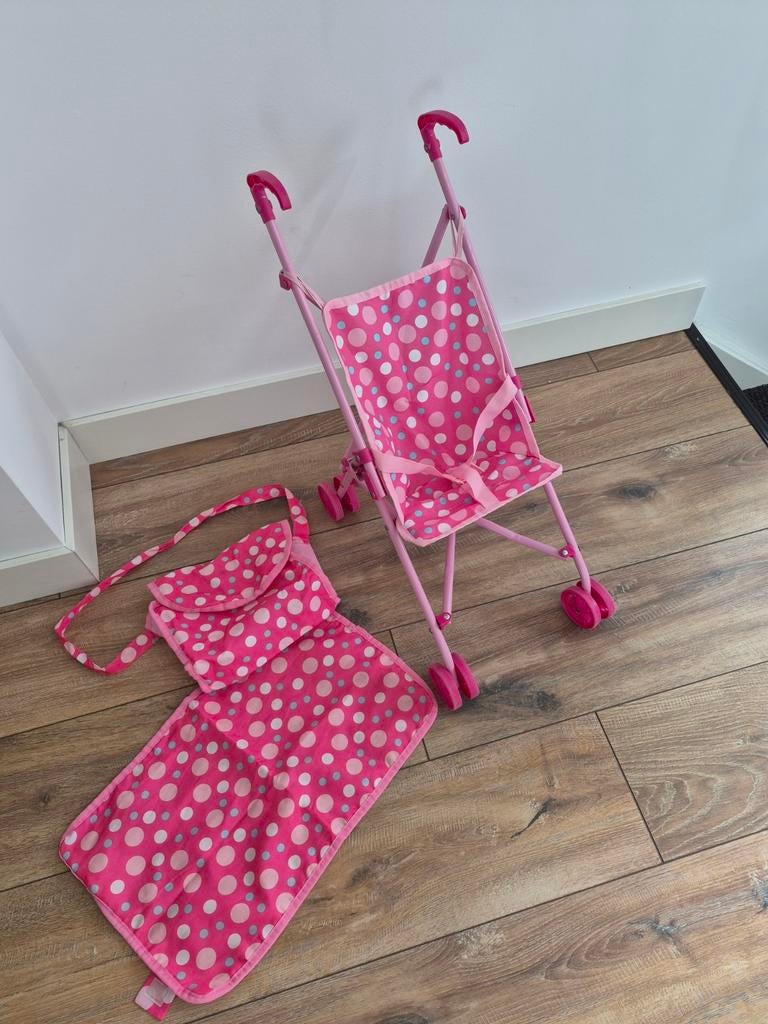 Baby Born Poppen Buggy met Verzorgingstasje., Ophalen of Verzenden, Zo goed als nieuw, Babypop