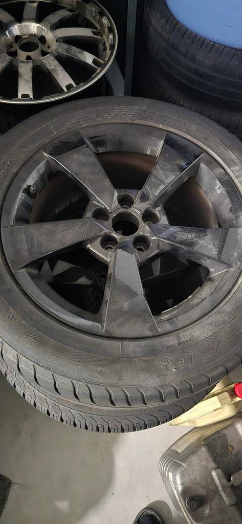 Audi A1 velgen  16 inch 5x100 met banden, Ophalen, Gebruikt