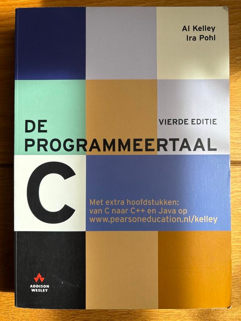 De Programmeertaal C - Vierde Editie (Al Kelley, Ira Pohl), Boeken, Ophalen of Verzenden, Gelezen, Programmeertaal of Theorie