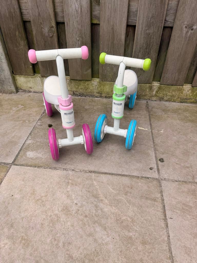 2 peuter loopfietsen, goede staat, Ophalen, Gebruikt, Loopfiets
