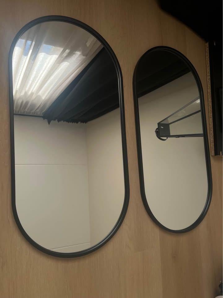 Mooie ovale spiegels 40x80 cm, Ophalen, Minder dan 50 cm, Nieuw, Minder dan 100 cm