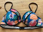 Beach by Gémo bikinitop maat 44 met voorgevormde cups, Ophalen of Verzenden, Zo goed als nieuw, Blauw, Bikini