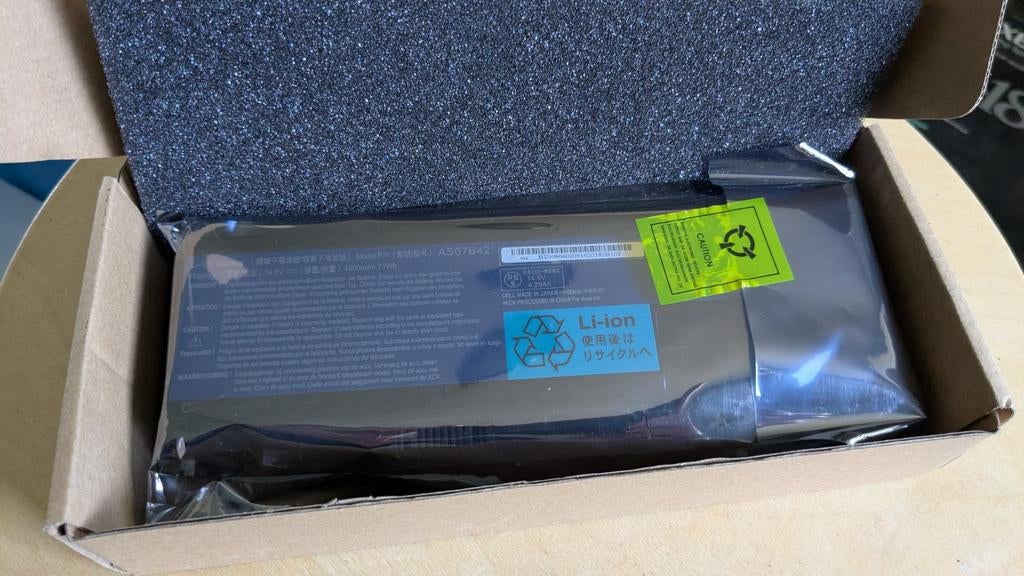 Acer Laptop Accu 14.8V 4400mAh, Ophalen of Verzenden, Nieuw