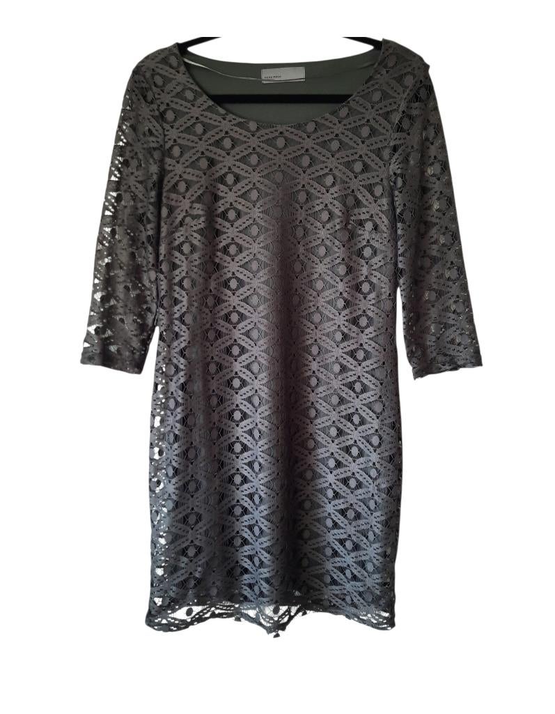 🌼 Vero Moda Ally Lace Jurk Kant Taupe maat M, Kleding | Dames, Maat 38/40 (M), Overige kleuren, Vero Moda, Ophalen of Verzenden