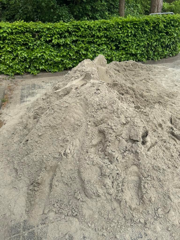 2 kuub wit straatzand, Tuin en Terras, Zand, Ophalen, Zo goed als nieuw