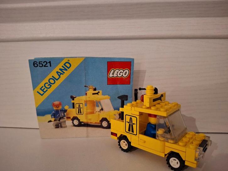 Lego 6521 Emergency Repair Truck 1987, Kinderen en Baby's, Speelgoed | Duplo en Lego, Gebruikt, Ophalen of Verzenden