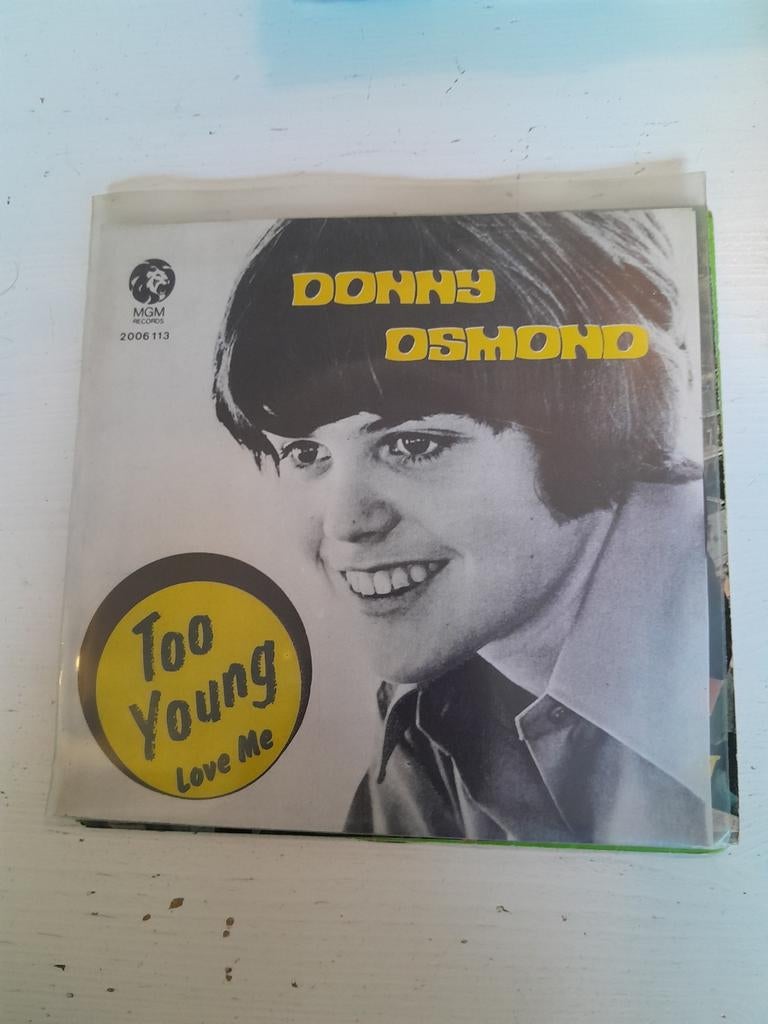 Donny osmond 7inch too young, Cd's en Dvd's, Ophalen of Verzenden, Zo goed als nieuw, Pop
