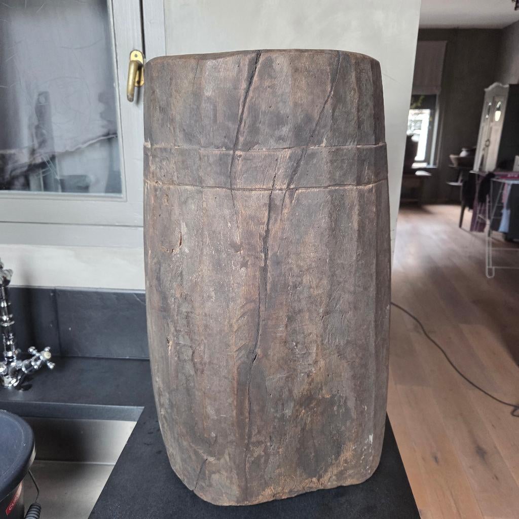 Vijzel Aura Peeperkorn, Huis en Inrichting, Ophalen of Verzenden, Zo goed als nieuw, Bruin, Hout