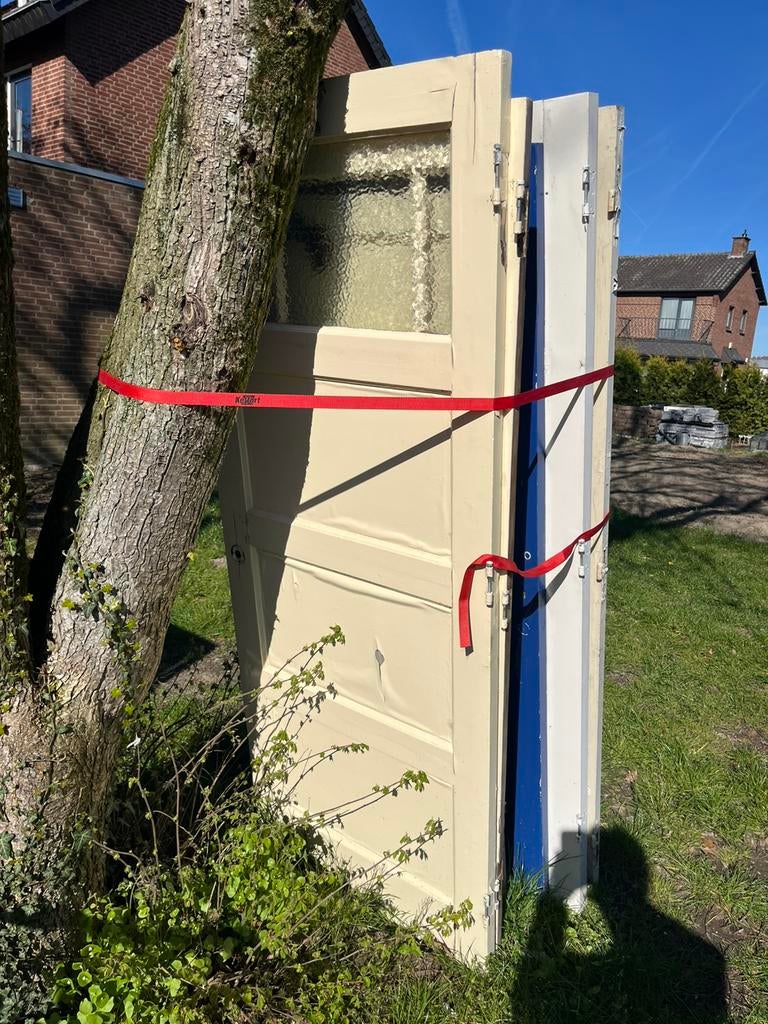 11 oude binnen deuren paneeldeuren, Ophalen, Gebruikt, Binnendeur, 200 tot 215 cm