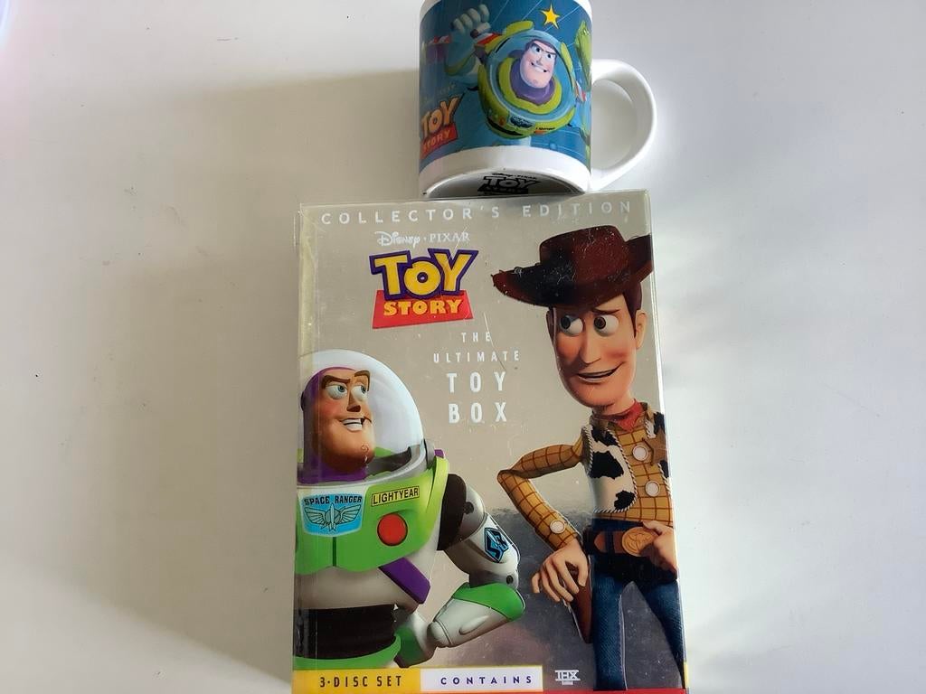 Toy Story Ultimate Toy Box DVD Boxset + Mok, Ophalen, Tekenfilm, Boxset, Zo goed als nieuw