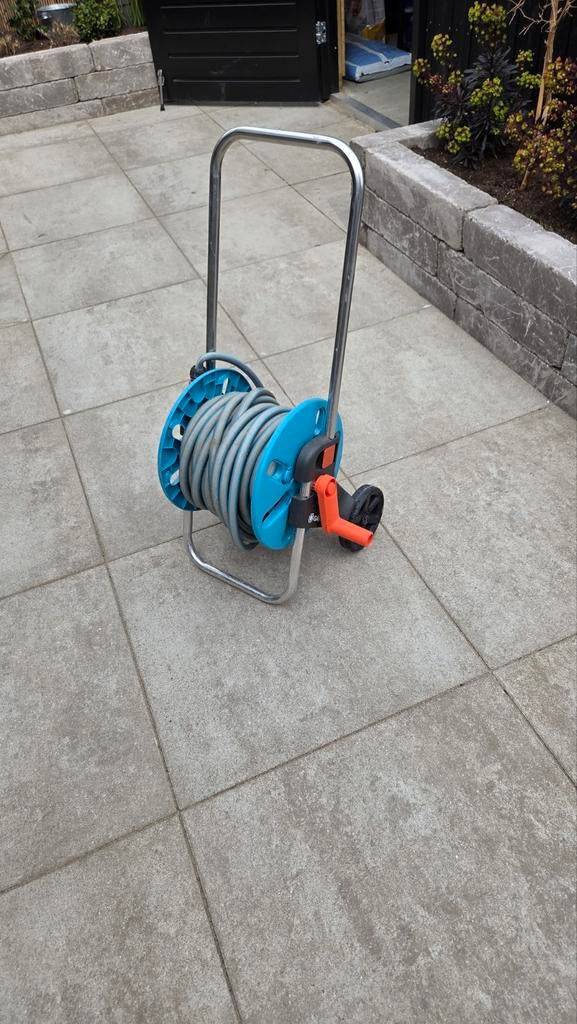 Gardena Slanghaspel met 20m slang, Tuin en Terras, Tuinslangen, Ophalen