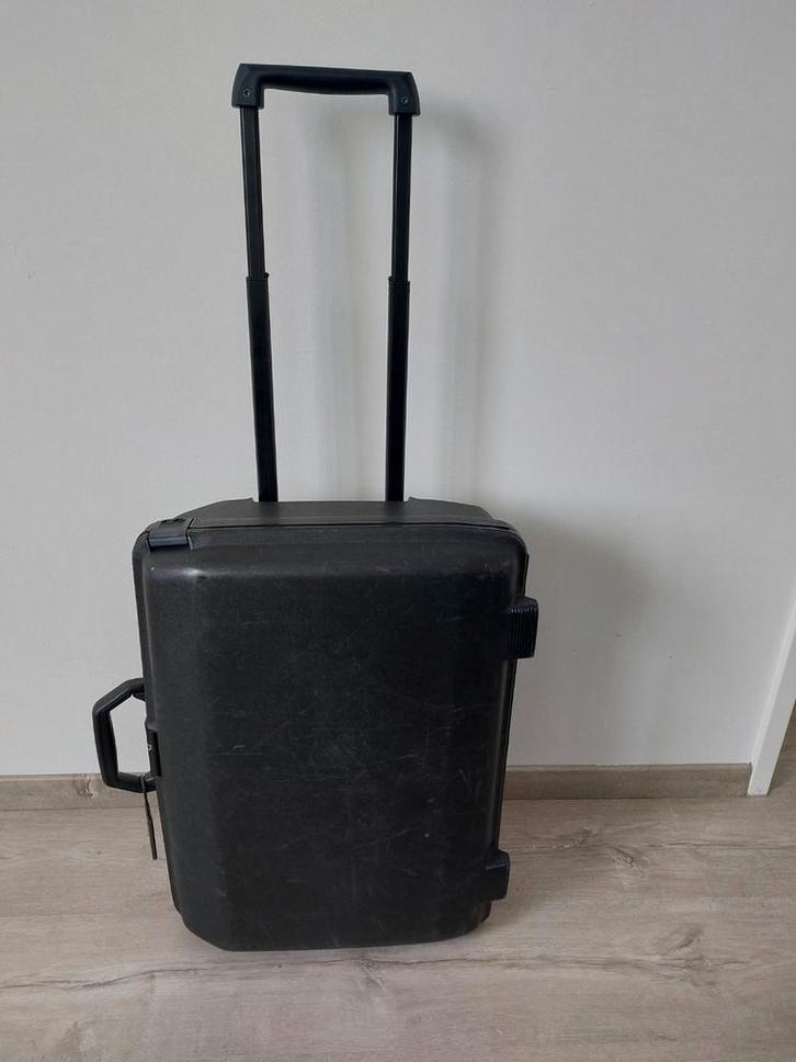 Stevige Samsonite rolkoffer, cijferslot, kledinghoes, hanger, Sieraden, Tassen en Uiterlijk, Koffers, Gebruikt, Hard kunststof