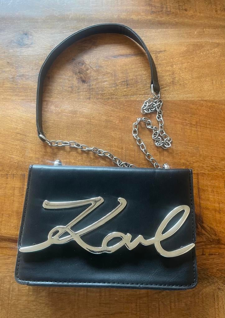 Karl lagerfeld  tas, Sieraden, Tassen en Uiterlijk, Tassen | Damestassen, Ophalen of Verzenden, Zo goed als nieuw, Handtas