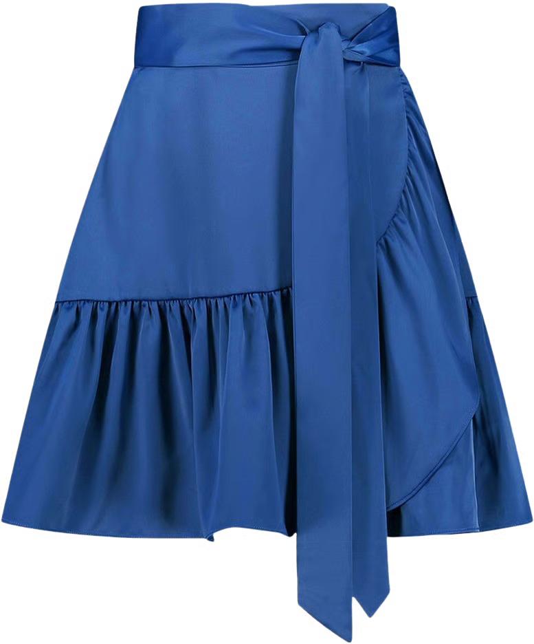 Nikkie wikkelrok blauw - Maat 40, Kleding | Dames, Rokken, Maat 38/40 (M), Nieuw, Boven de knie, Verzenden