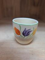 Eierdopje met tulpen vintage, Ophalen of Verzenden