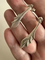 M202/Zilveren bijzondere oorbellen Finse Stijl, Gebruikt, Verzenden, X, Zilver