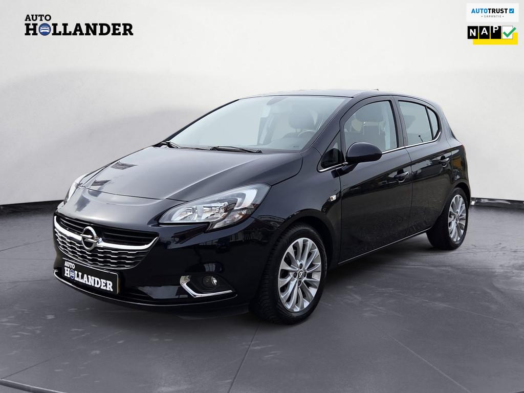 Opel Corsa 1.0 Turbo Online Edition.PDC . Cruise c. Afn trek, Voorwielaandrijving, Gebruikt, Euro 6, Blauw