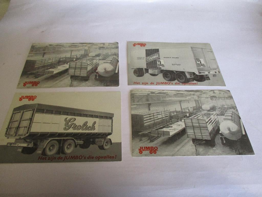 Jumbo Aanhangers Kaarten 4 x, Verzenden, Zo goed als nieuw, Overige merken