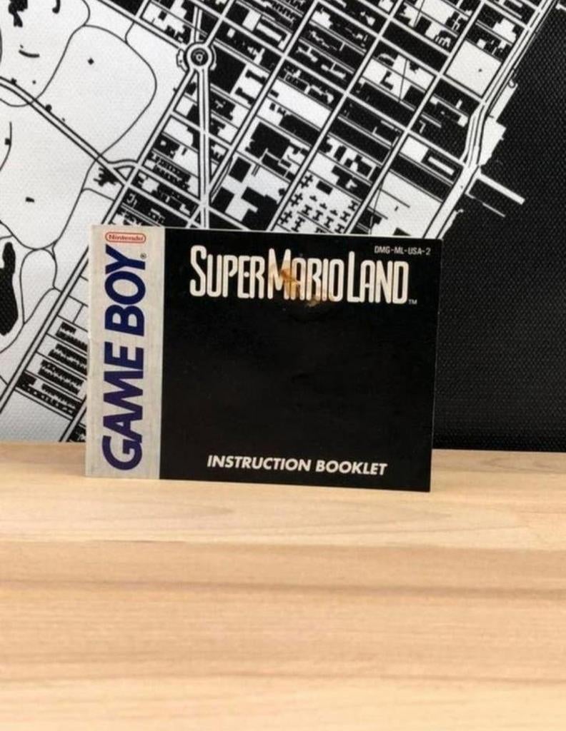 Game Boy Nintendo instructie Handleiding Super Mario Land, Gebruikt, 1 speler, Ophalen of Verzenden, Vanaf 3 jaar