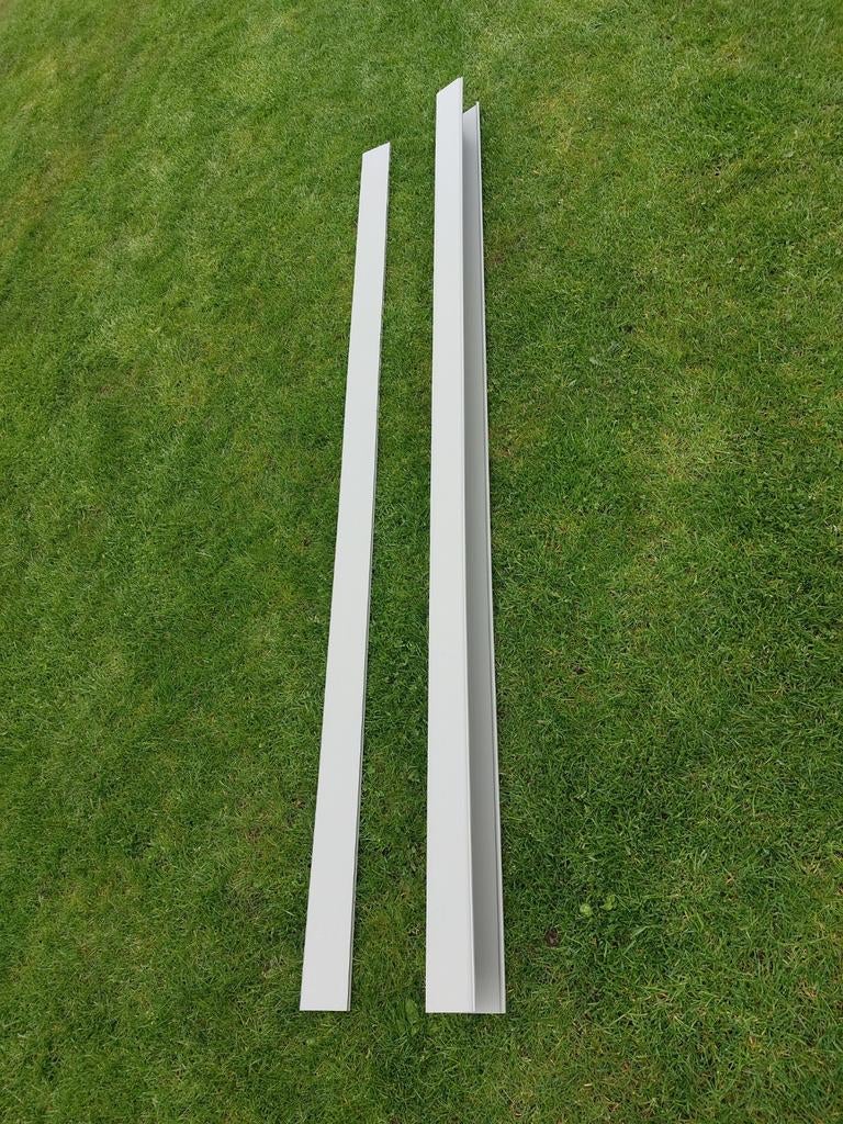 Aangeboden 16 meter nieuwe kunststof goot 80 x 80 met deksel, Ophalen, Kunststof, Overige typen, Nieuw