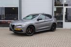 Alfa romeo STELVIO 2.0 T Q4 280PK AWD VELOCE/1E EIG./GRIGIO, Auto's, Alfa Romeo, Automaat, Euro 6, 4 cilinders, Leder