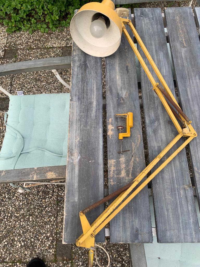 Anglepoise tafelblad lamp, Gebruikt, 50 tot 75 cm, Metaal, Anglepoise