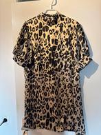 Jurk met luipaardprint - maat M, Kleding | Dames, Beige, Nieuw, Boven de knie, Ophalen