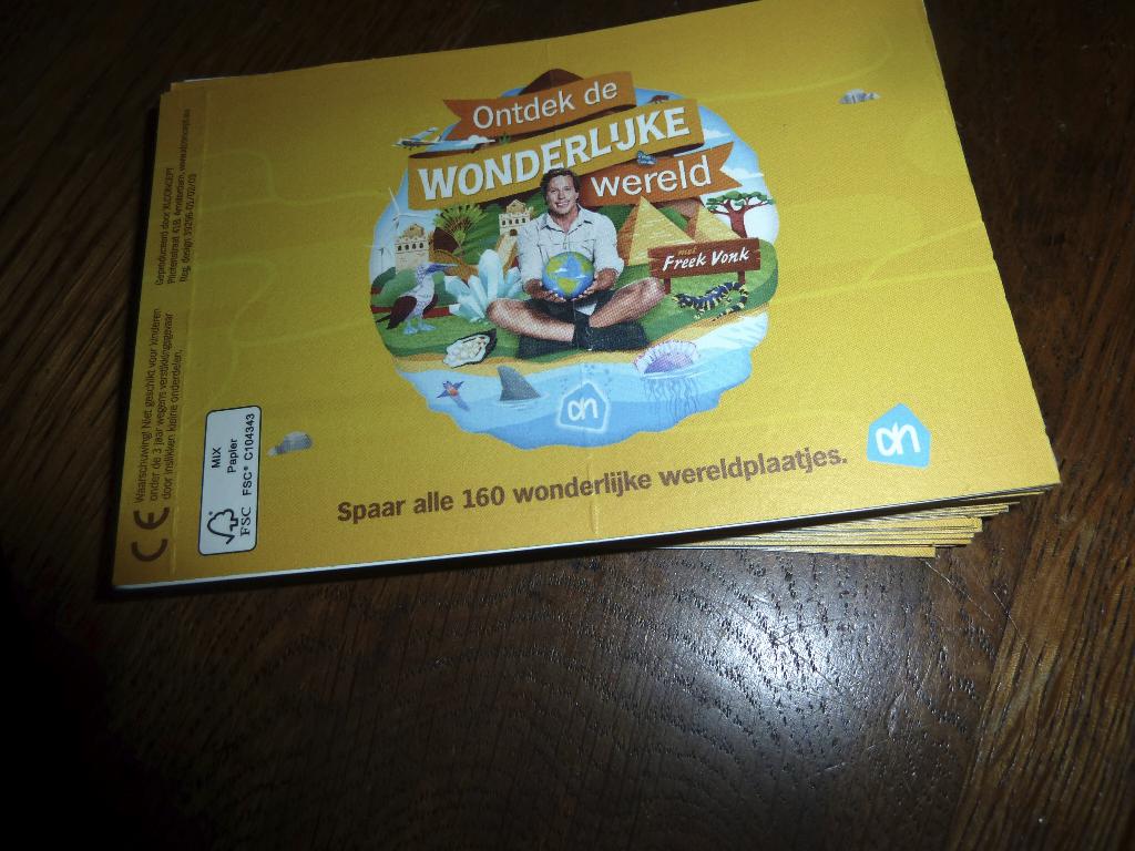 AH actie 22 Wonderlijke Wereld Freek Vonk kaarten, Verzamelen, Supermarktacties, Albert Heijn, Ophalen of Verzenden