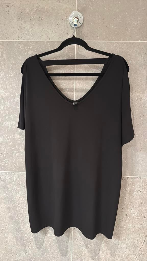 Yoek lange tuniek maat 42/44, Verzenden, Zo goed als nieuw, Zwart, Blouse of Tuniek