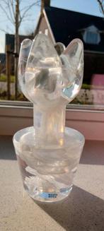 Kosta Boda kristal glas tulp wit 'Flower Power', Zweden, Ophalen of Verzenden