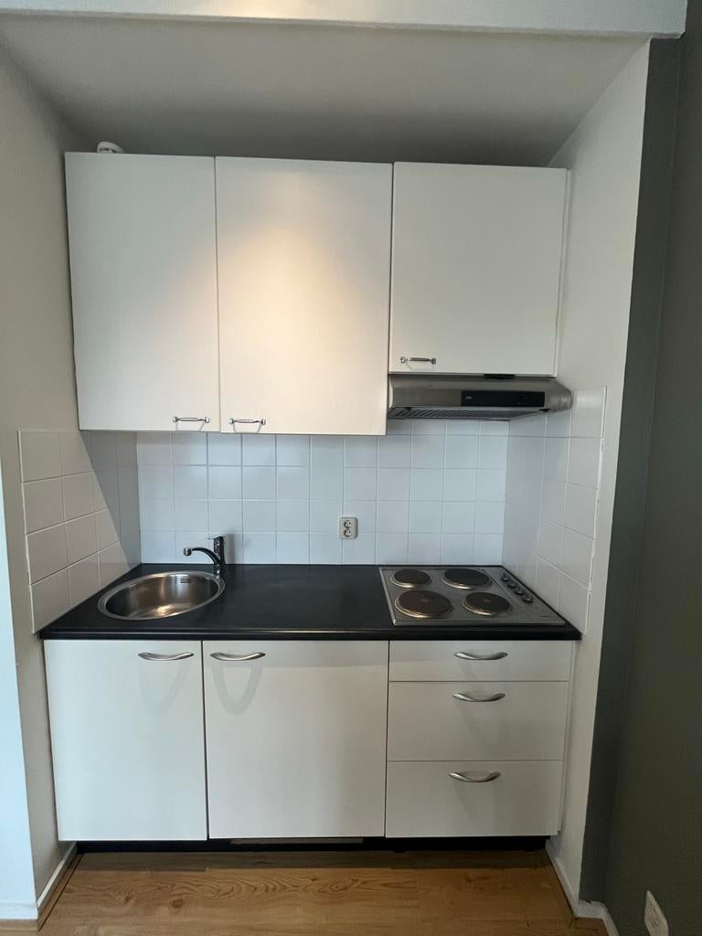 Keukenblok, Ophalen, Gebruikt, Wit, Enkelwandige keuken