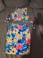 Zomerse set met bloemenprint, top en rok, Kleding | Dames, Ophalen of Verzenden, Nieuw