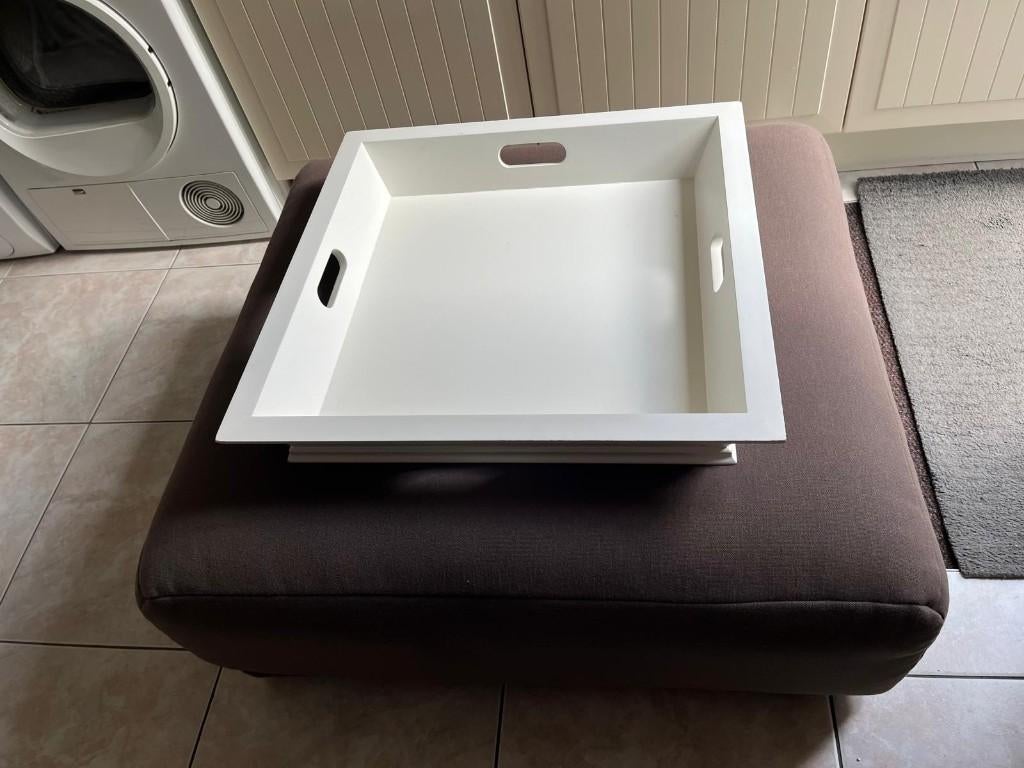 Hocker, Ophalen, Vierkant, 75 tot 100 cm, Zo goed als nieuw