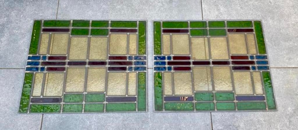 Verzameling glas in lood, Ophalen