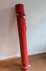 Zacht rood canvas (katoen) stof - 30 meter, Ophalen, 120 cm of meer, Katoen, Rood
