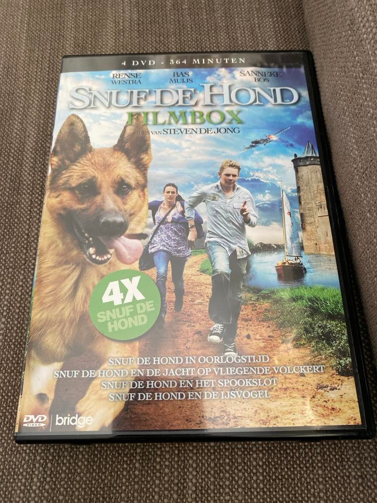 Snuf de Hond Filmbox - 4 films op DVD, Vanaf 9 jaar, Ophalen of Verzenden, Zo goed als nieuw, Boxset