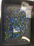 Jade en lapis edelsteen staafjes ongeboord, Ophalen of Verzenden, Mineraal