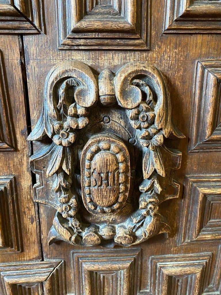 Prachtig Frans eiken kast eendeurskast met klep, Ophalen