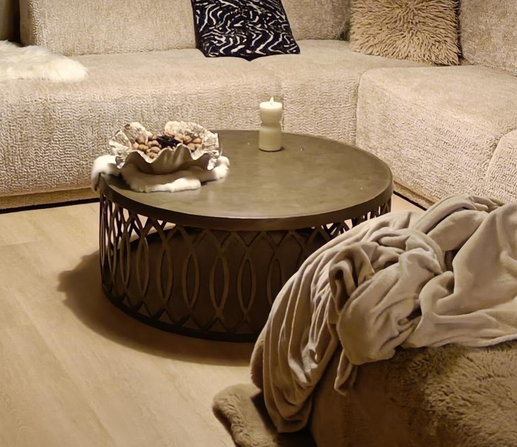 Mooie unieke salontafel, Ophalen, 50 tot 100 cm, Rond, 50 tot 100 cm