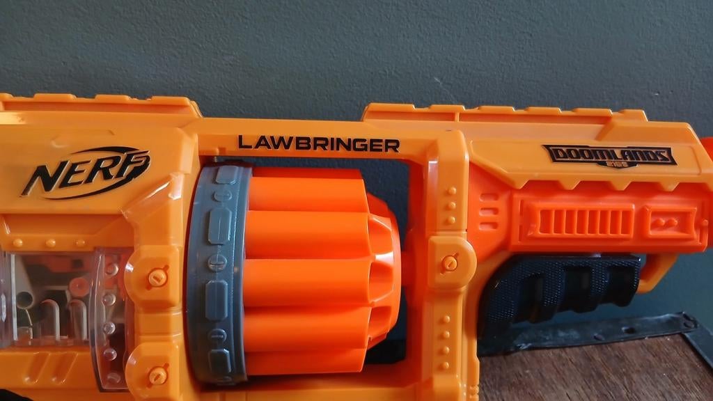 Nerfgun doomlands lawbringer, Ophalen, Gebruikt