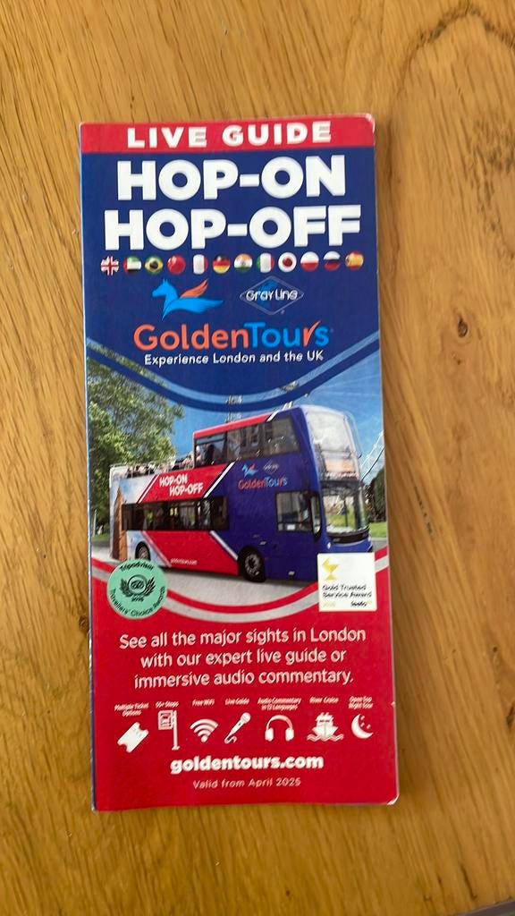 Hop on hop off tickets londen, Tickets en Kaartjes, Drie personen of meer, Vliegtuig, Met bestemming of datum