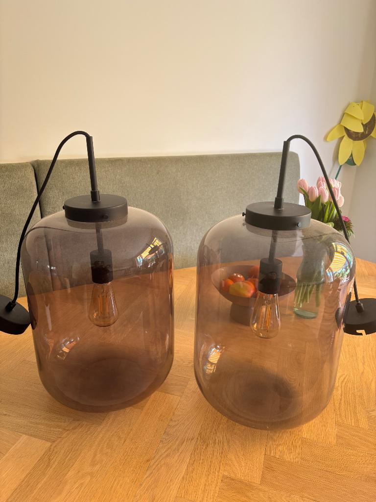 Lampen, Ophalen, Zo goed als nieuw, Glas, Minder dan 50 cm