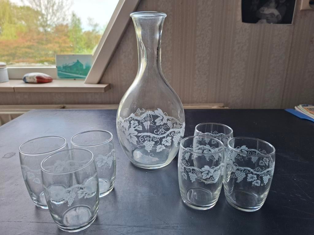 Sapkaraf met sapglaasjes, Ophalen of Verzenden, Overige typen