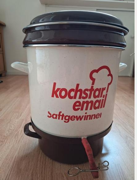 Kochstar Email Saftgewinner - Sappan - Stoomextractor, Huis en Inrichting, Keuken | Keukenbenodigdheden, Zo goed als nieuw, Ophalen