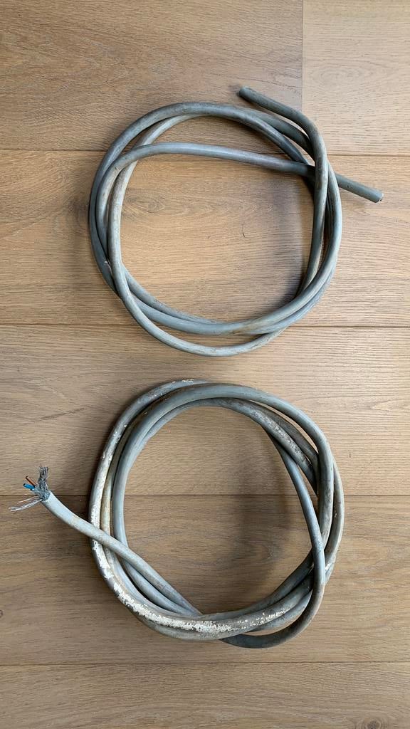 Grondkabel 4.5m & 2.8m 2 aderig, Ophalen, Gebruikt, Kabel of Snoer