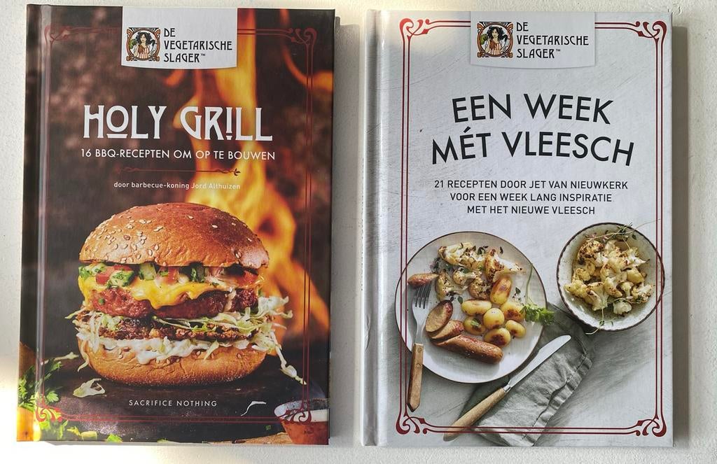 2 kookboeken van de Vegetarische Slager, Ophalen of Verzenden, Zo goed als nieuw, Vegetarisch