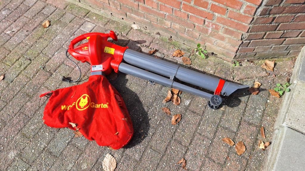 Wolf Garten bladblazer/zuiger, Ophalen, Gebruikt, Elektrisch, Liggend